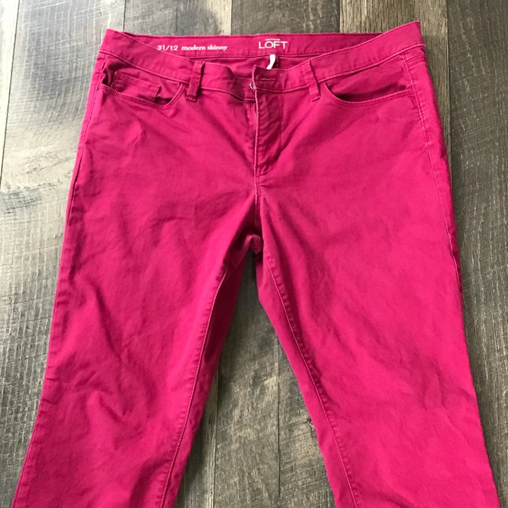 Loft Pink Pants - Picture 2 of 3